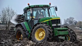 Wtopa Roku 2024! John'y Po Ramę?! Mokra Wiosna 2024! | John Deere 7610 & 7810 | JCB |