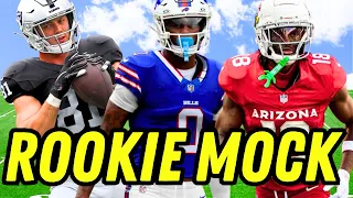 UPDATED Dynasty Rookie Mock Draft (1QB) | 2024 Dynasty Fantasy Football