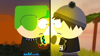 MINEBLOX // South Park Scene Kyle And Goth Stan Animation (Style)