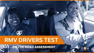 RMV Drivers Test - Driving the Car