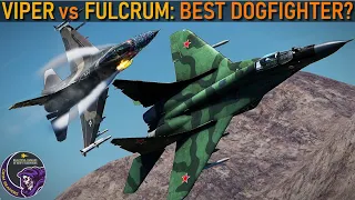 F-16C Viper vs Mig-29S Fulcrum: Which Is The Best Dogfighter? | DCS WORLD