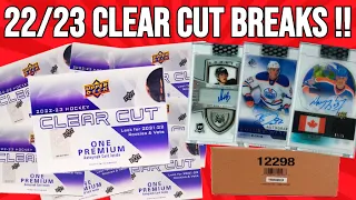 2022-23 Upper Deck Clear Cut Hockey CASE BREAKS !!🔥