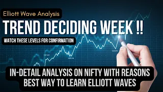 Trend Deciding Week. Nifty Prediction - Advanced Elliott Wave Analysis.