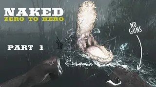 Amazing Zero to Hero SOLO Run | 100% Naked With 1 Hunter in Hunt: Showdown | PART 1