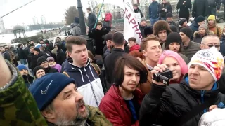 ЖЕСТОКЕ ЗАДЕРЖАНИЕ НА МИТИНГЕ 26 03 17   ЕКАТЕРИНБУРГ   НОД, Навальный, Артподготовка, Димон и все