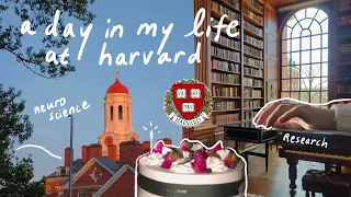 a day in my life at harvard | neuroscience major, lab, birthday party