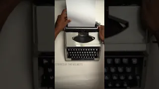 Typewriting Experience!!! #shorts #shortvideo #typewriter #vintagestyle #youtubeshorts #viralvideo