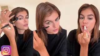 Kaia Gerber x YSL Beauty 💄 | Makeup Routine | January 18, 2022