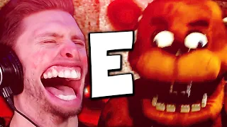 FNAF TRY NOT TO LAUGH CHALLENGE: THE E EDITION