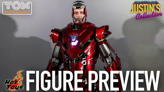 Hot Toys Iron Man Silver Centurion Suit-Up Version - Figure Preview Episode 129