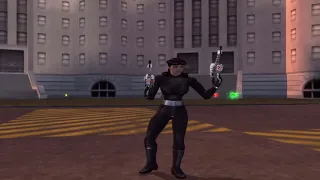 Destroy All Humans! Silhouette Boss Fight