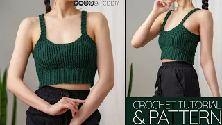 How to Crochet: Easy Tank Top | Pattern & Tutorial DIY