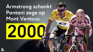 Sporza Retro: Lance Armstrong "schenkt" Marco Pantani de zege op Mont Ventoux in 2000