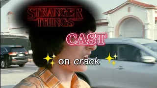 Stranger Things Cast On Crack to make you forget about season 4 || lee's Compilations
