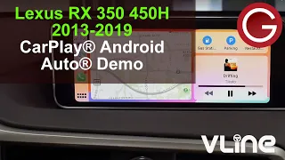 Lexus RX 350 450H 2013 2014 2015 2016 2017 2019 VLine VL2 Demo wireless CarPlay Android Auto LEX78