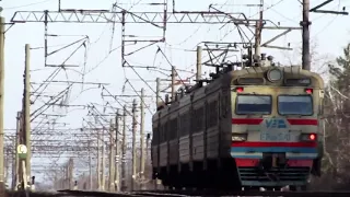 Электропоезд ЭР9М-541 с приветствием | Electric train ER9M-541 with greetings.