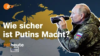 Geheimdienstexperte Soldatow über Putins Konkurrenten und Sabotage in Russland | ZDFheute live