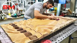 Power Carving & Laser Cutting a Wooden Sign