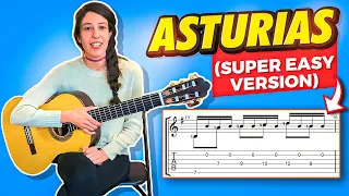 Asturias: Guitar (Super Easy Version) + TAB