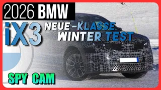 SPY VIDEO: 2026 #BMW iX3 Neue Klasse #EV (winter testing)