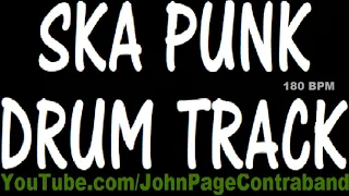 Ska Punk Drum Backing Track 180 bpm