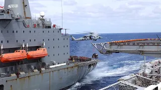 USS Bataan Replenishment at Sea