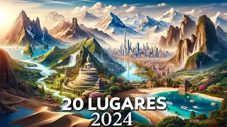 20 Lugares más BELLOS para Visitar del MUNDO en 2024 | Video de Viajes