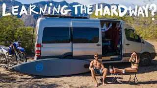 IS IT SAFE... BOONDOCKING ROAD TRIP IN BAJA MEXICO 😬