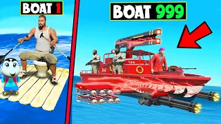 FINDING THE BESTSUPER BOAT in GTA 5 with SHINCHAN