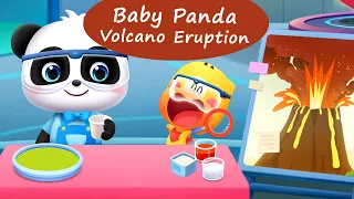 Baby Panda's World Of Science #4 - Why do volcanoes erupt? | BabyBus Games