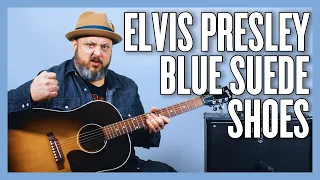 Elvis Presley Blue Suede Shoes Guitar Lesson + Tutorial