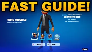 How To COMPLETE ALL CONTRACT GILLER BASSASSIN QUESTS CHALLENGES in Fortnite! (Quests Pack Guide)