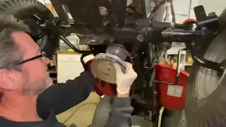 How to install transmission drive belt Craftsman Tractor YT4000