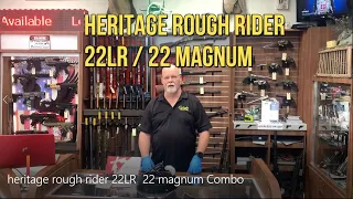 Heritage Rough Rider 22LR  22 magnum Combo