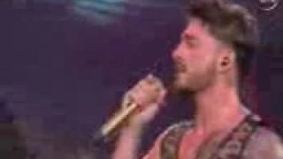 Maluma (ft. con Carlos Vives y Shakira) "La Bicicleta" Viña 2017 Chile 24/02/2017.-