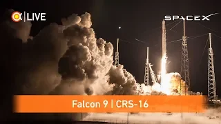 🔴Трансляция пуска Falcon 9 | CRS-16 (АВАРИЯ ПРИ ПОСАДКЕ)