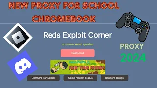 New Proxy Links For School Chromebook 2024 - Red Exploit Corner Proxy