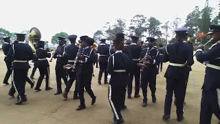 Malawi police band performing at Kanjedza police training school ground 15th November 2022