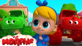 Monster Truck Madness | Morphle Vehicles | @Morphle TV | Mila and Morphle | Kids Cartoons