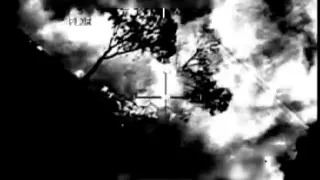 British Army Apache helicopters in action over Libya