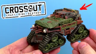 Making Combat Vehicle - Crossout with Clay