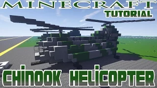 Minecraft: Helicopter Tutorial (Boeing CH-47 Chinook Tutorial)