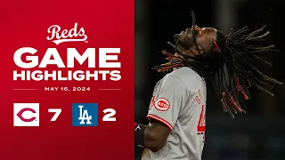 Reds vs. Dodgers Game Highlights (5/16/24) | MLB Highlights