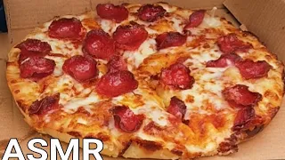 ASMR EXTRA CHEESY PEPPERONI PIZZA l EATING SOUNDS I CAR MUKBANG l MICBANG ASMR