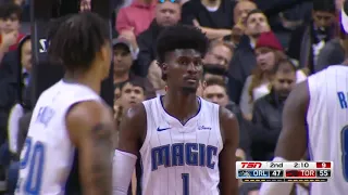 Jonathan Isaac Posts 16 points & 13 rebounds vs  Toronto Raptors