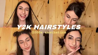 Y2K inspired hairstyles | 2000’s aesthetic ✨