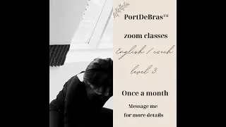 PortDeBras zoom classes with Lucie Dedicova