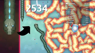 Biggest Snake Dying Like A Noob! Epic Snake.Io Gameplay