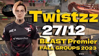 CSGO POV FaZe Twistzz (27/12) vs G2 (MIRAGE) @ BLAST Premier Fall Groups 2023