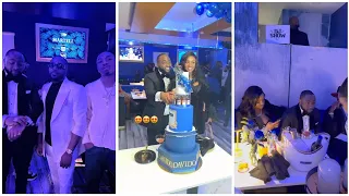 Davido & his wife,Chioma at his 31st birthday Dinner with Family and friends.